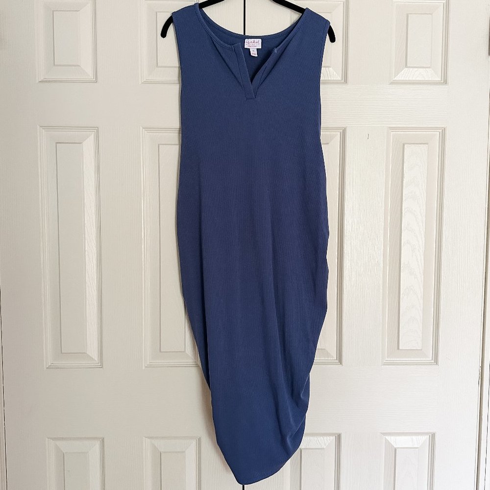 Isabel Maternity by Ingrid & Isabel Rib Tank Maternity Dress - Blue XL